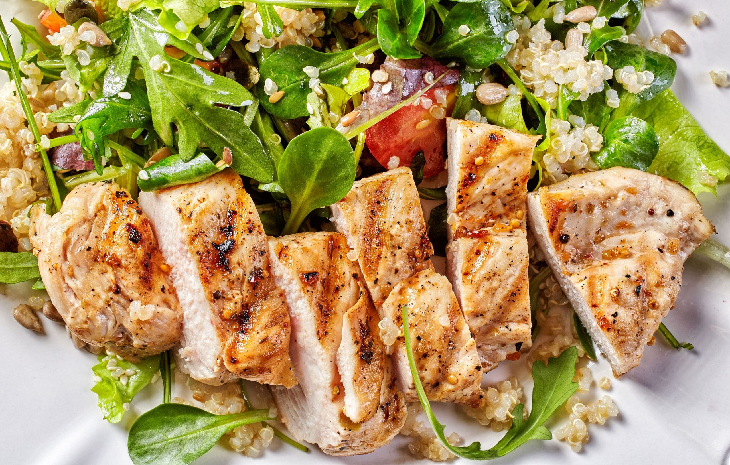 bbq-salad-chicken-greens