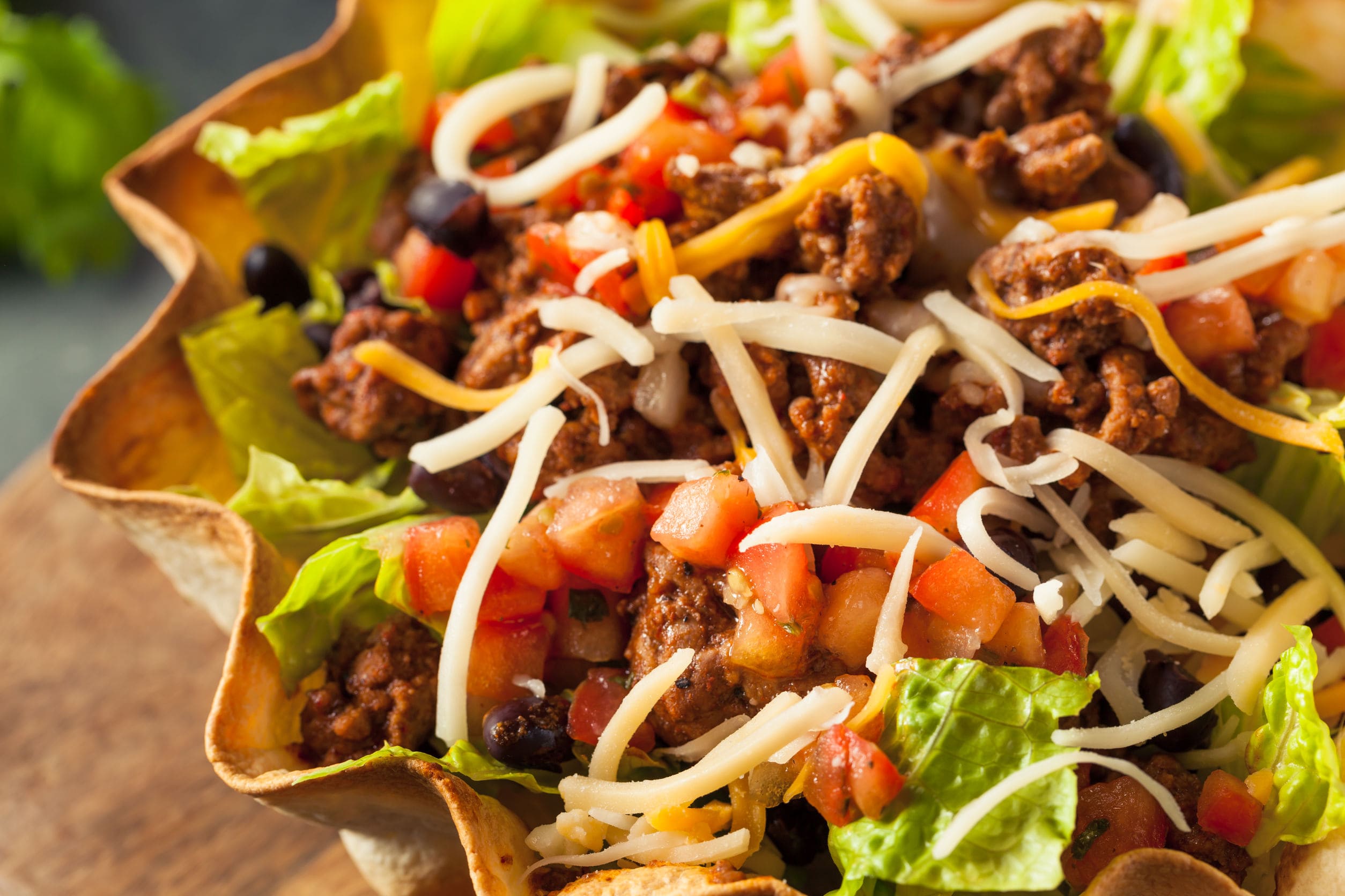 taco salad mexican cheese texmex